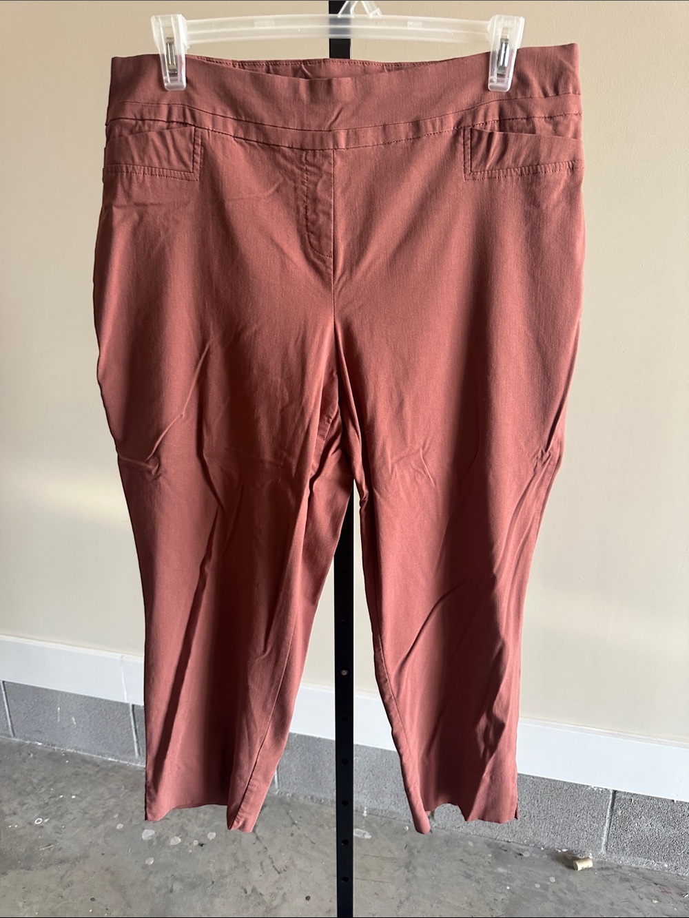 Dalia mauve colored pull on pants size 18W